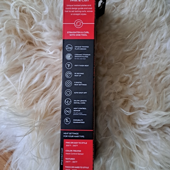 Curling iron.  Used Once - Picture 3 of 4